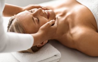 woman facial