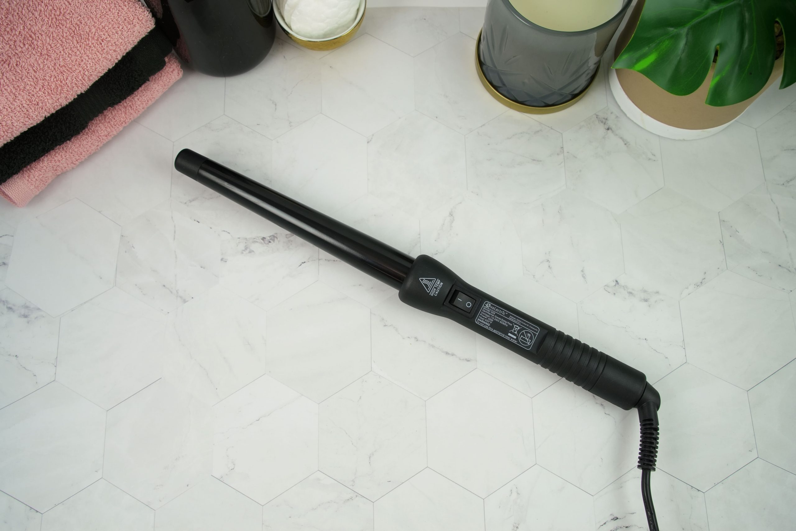 Evalectric curling wand
