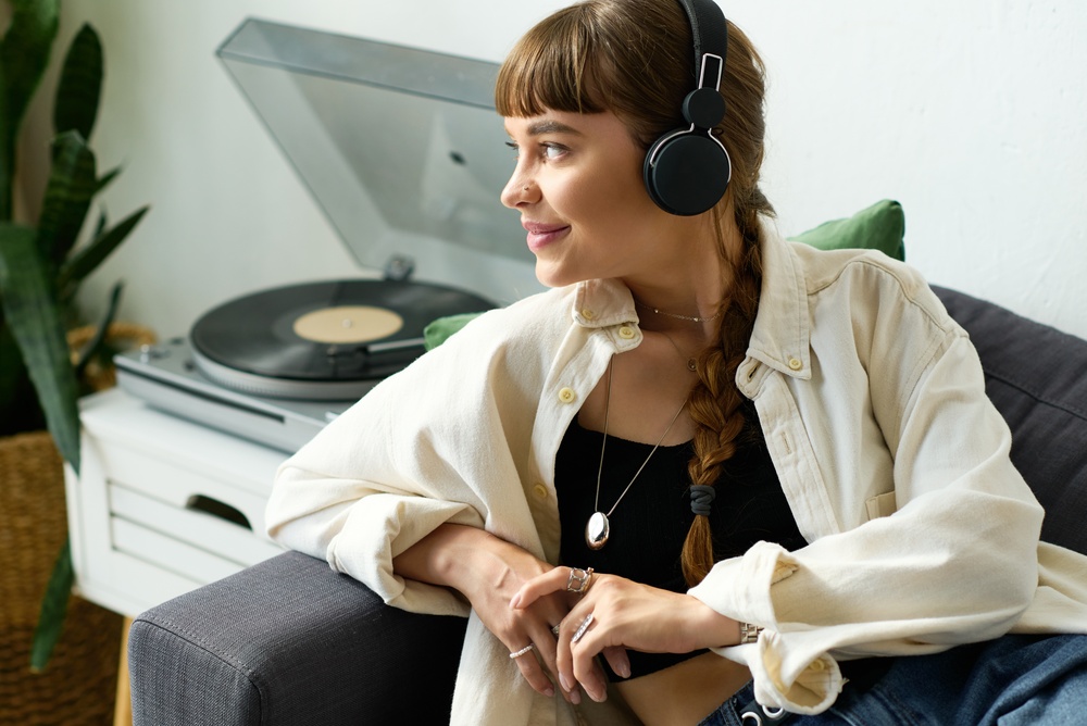 Woman with bangs that suit her