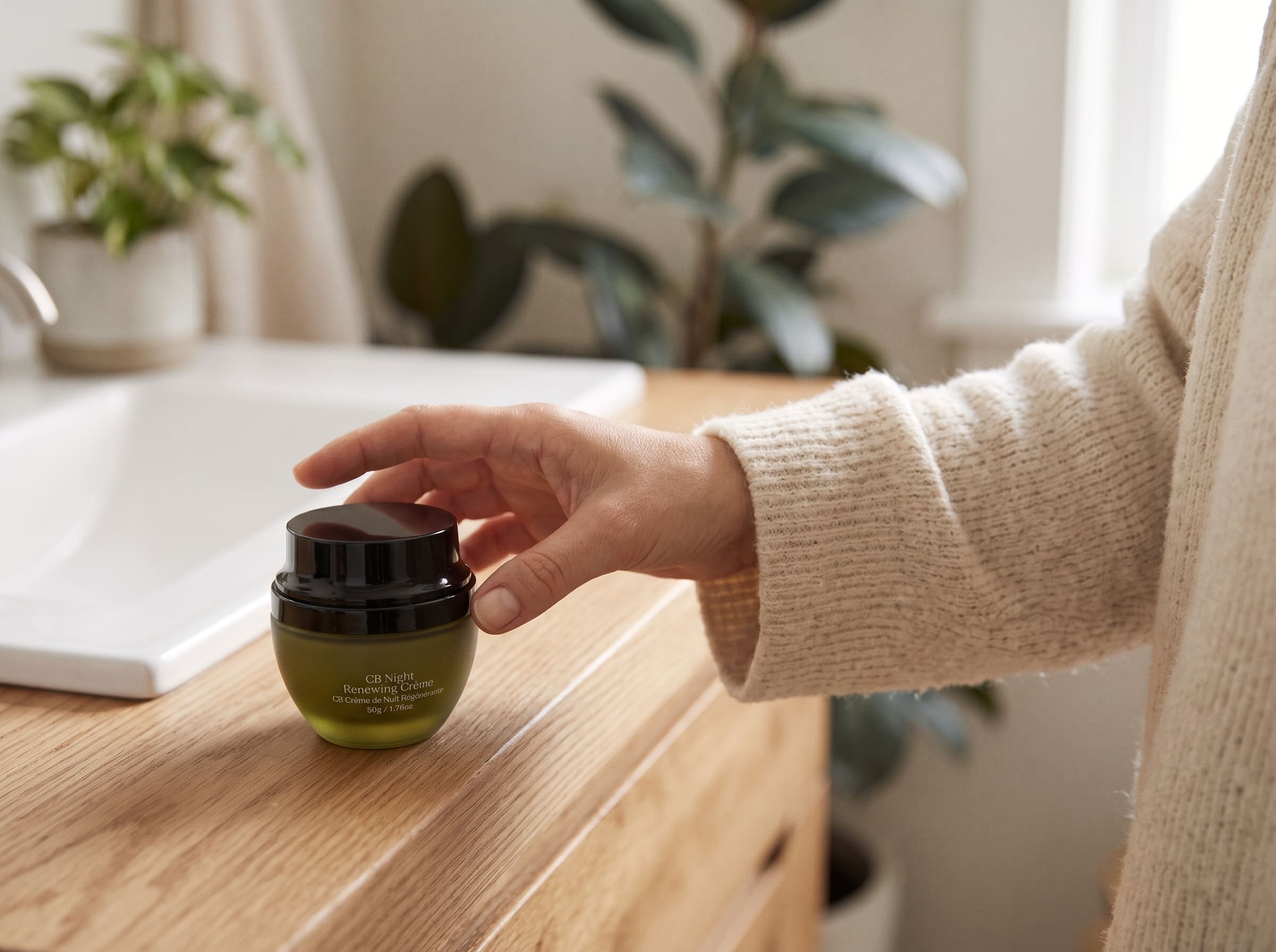 Reaching for the CbGardn night cream